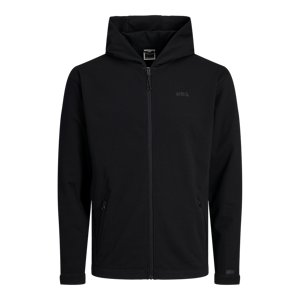 Jack & Jones väst Cloud Zip Sweat Hood Svart