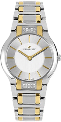Pierre Petit: Womens Serie Laval Silver Watch