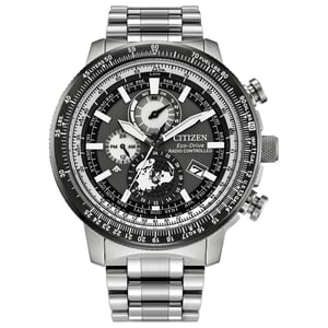 Citizen Promaster Geo Trekker Men's Silver Watch BY3006-53H