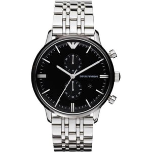 Emporio Armani AR0389 Chronograph Silver Watch