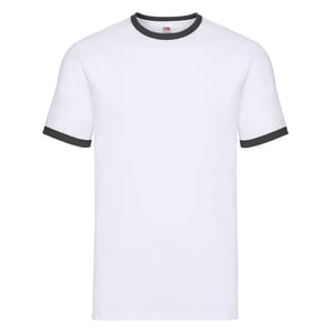 Fruit of the Loom Heren ringer 160 t-shirt
