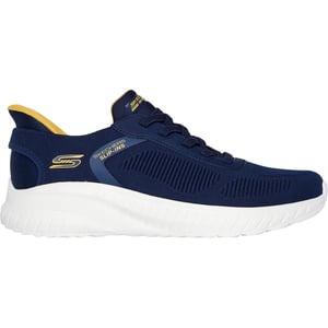 Skechers BOBS Sport Squad Chaos Solid Step Textile Men's Navy Trainers