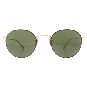 Oliver Peoples Zonnebril Coleridge OV1186S 530552 Gouden Schildpad G-15 Groen