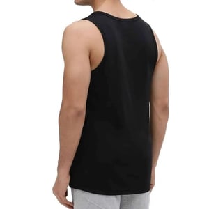 Nike Embroidered Swoosh Mens Vest Tank in Black