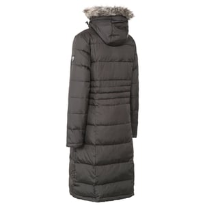 Trespass - Dames Phyllis Dons Parka-Jas (Zwart)