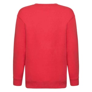 Fruit of the Loom Sweatshirt met Drop Shoulder voor Kinderen/Kinderen (Rood)