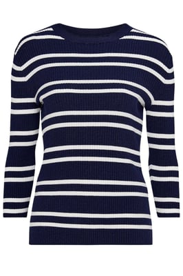 Striped Ribbed Sweater
