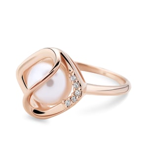 Orphelia Dames 925 Zilveren Ring - Roze ZR-7471/RG