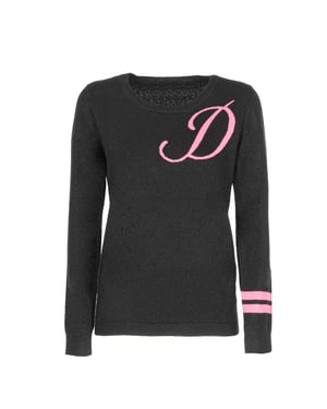 Crown Of Edinburgh Cashmere Crew Neck Sweater Stockbridge Black D