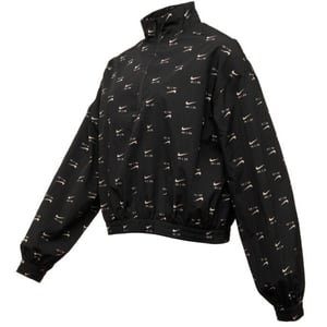 Nike All-Over Logo Svart tunn jacka