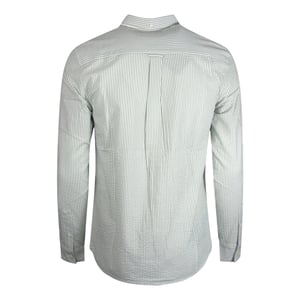 Lyle & Scott Seersucker Strike Långärmad Grön Skjorta