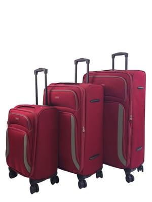 Soft Extra Large 8 Wheel Luggage Light Travel Suitcase