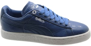 Puma Sophia Chang Basket Classic x Heren Leer Blauw Lo Trainers 357296 02 B19D