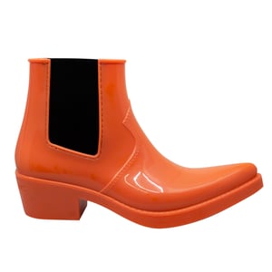Calvin Klein Carol Gummi Dam Orange Wellington Stövlar
