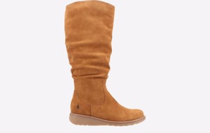 Hush Puppies Lucinda Suède Dames Laarzen In Het Tan