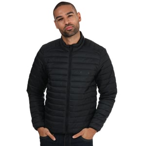 Ben Sherman Lättviktsjacka med vadderad trattkant för herrar i Svart