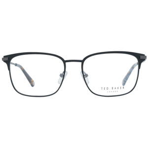 Ted Baker Square Unisex Black Gunmetal Glasses Frames