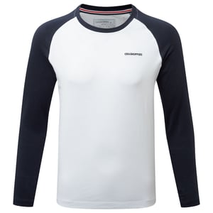 Craghoppers Kinderen/Kinderen Abbott NosiBotanical T-Shirt (Donker marineblauw/helder wit)