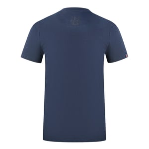 Aquascutum London Brand Logo Marinblå T-shirt