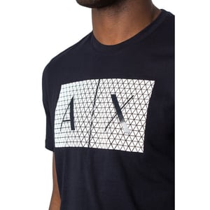 Armani Exchange Heren T-Shirt In Blauw