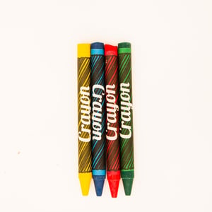 Doodle Henbrandt Safe and Non-Toxic 4 Mini Assorted Colours Children’s Wax Crayons