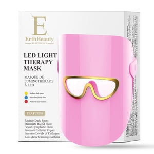 LED-ljusterapi Glow & Renew Mask - 3 färglägen
