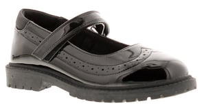 Miss Riot Girls Shoes School Olivia black