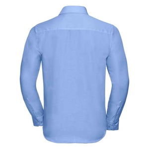 Russell Mens Ultimate Non-Iron Tailored Long-Sleeved Formal Shirt (Bright Sky)