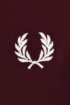 Fred Perry Twin Tipped Polo Shirt Oxblood