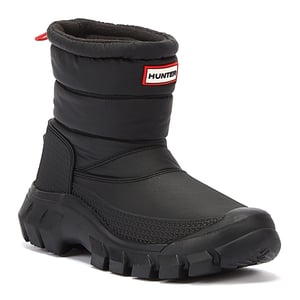 Hunter Intrepid Korte Sneeuw Dames Leren Laarzen