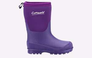 Cotswold Hilly Neoprene Tpr+neopreen Kinderen Paarse Regenlaarzen