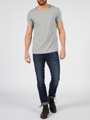 Petrol Industries - Heren 2-pack Basic T-shirts Ronde Hals - Grijs