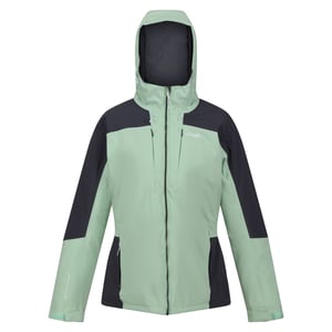 Regatta Womens/Ladies Highton Stretch Padded Jacket (Quiet Green/Seal Grey)