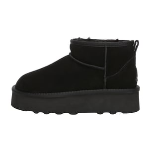 EVER AU Women Heron Ultra Mini Platform Boots - Black