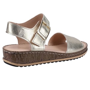 Hush Puppies Dames/dames Ellie leren sandalen (Goud)