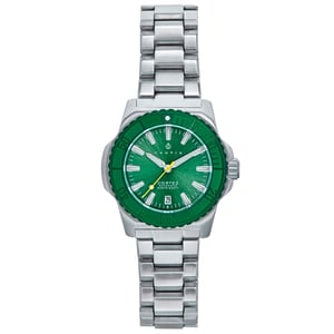 Nautis Cortez Automatisch armbandhorloge met datum - groen