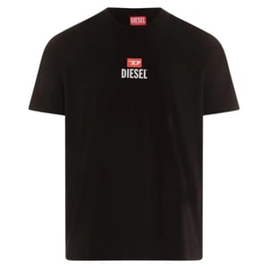Diesel klein D-logo zwart T-shirt