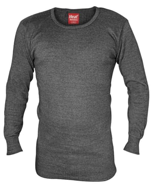 Heat Holders - Mens Cotton Thermal Underwear Long Sleeve Top Vest