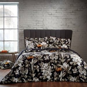 EW by Edinburgh Weavers Lavish Floral Premium Cotton Sateen Duvet Cover Set
