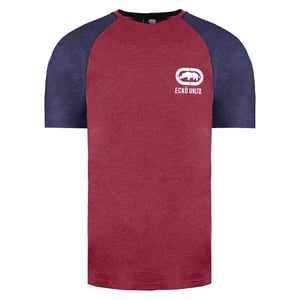 Ecko Unltd. Shadow Heren Burgundy T-Shirt
