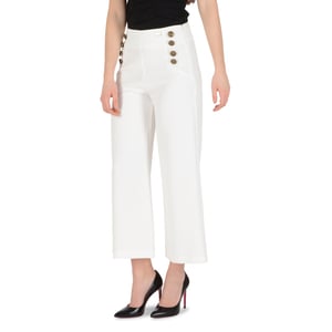 19V69 Italia Womens Pants White PANTALONE DOHA BIANCO