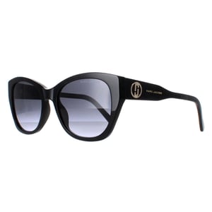 Marc Jacobs Cat Eye Damögon Glänsande Svart Mörkgrå Gradient MARC 732/S
