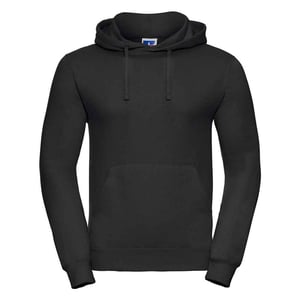 Russell Mens Plain Hoodie (Black)