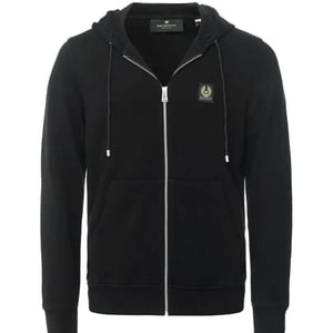 Belstaff Mens Crew Neck Sweatshirt With Logo Patch