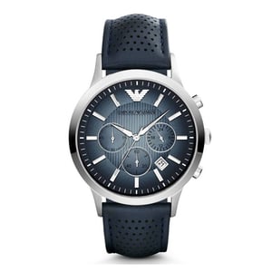Emporio Armani Renato Mannen Horloge Blauw AR2473