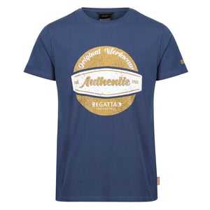 Regatta Heren Origineel Workwear Katoenen T-Shirt (Donkere Denim)