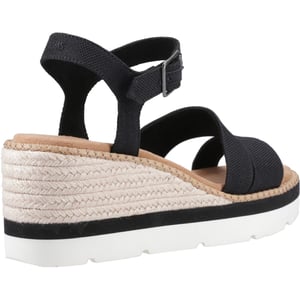 TOMS Darya Polyester Damessandalen Zwart