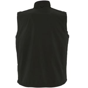 SOLS Heren Rallye Soft Shell Bodywarmer Jacket (Zwart)