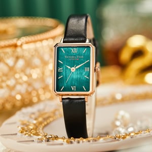 Victoria Hyde Watch Hampton in Black Green