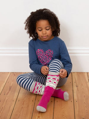 Kite Clothing Fair Isle Cosy Socks Pink